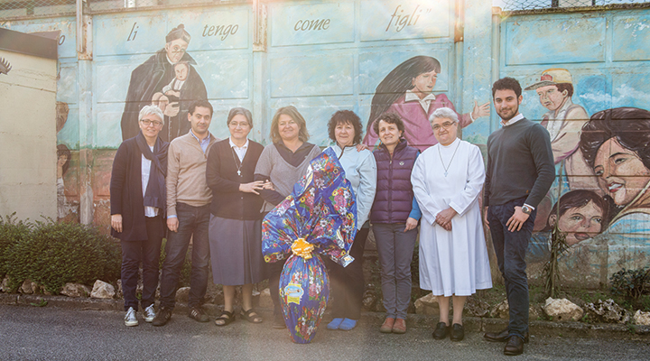 Per Pasqua un megauovo da Bergamo Economia a Casa Gabrieli